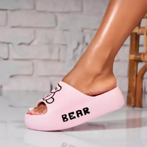 Papuci/Slapi Roz din Spuma Barsha