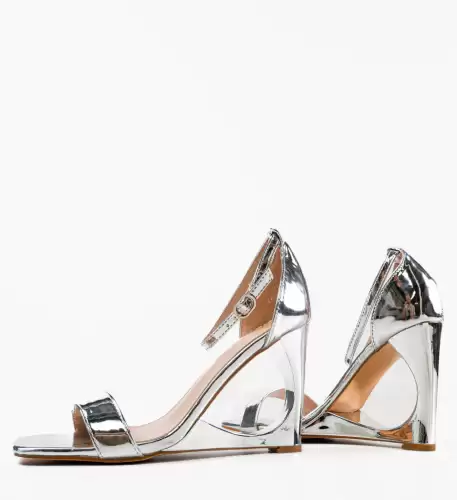 Platforme dama Dymbay Argintii