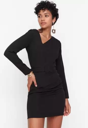 Rochie scurta Kassandra neagra