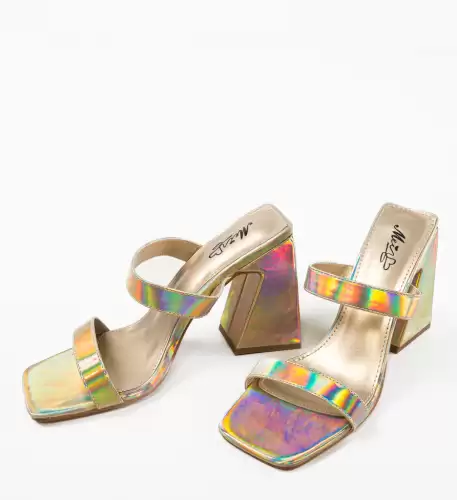 Saboti cu toc Luanda Aurii