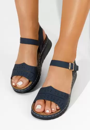Sandale cu talpa ortopedica Zinara navy