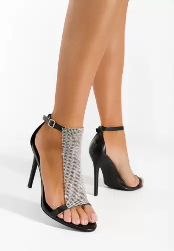 Sandale dama elegante Pacifica negre