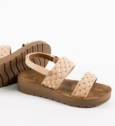 Sandale dama Hira Bej