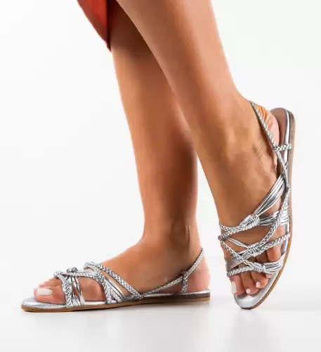 Sandale dama Jiko Argintii