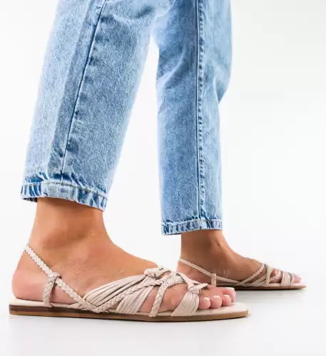 Sandale dama Jiko Bej