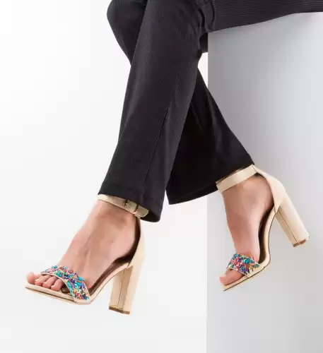 Sandale dama Marink Bej