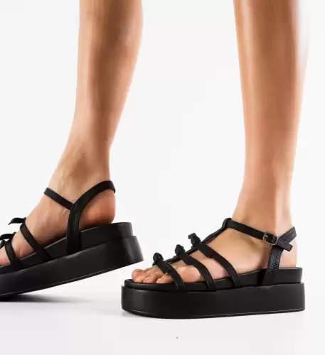 Sandale dama Mitchell Negre