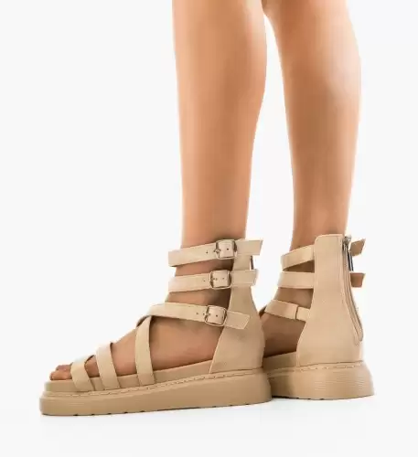 Sandale dama Nafumi Bej