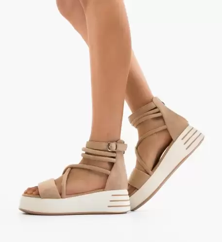 Sandale dama Okja Bej