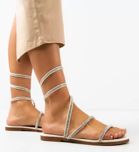 Sandale dama Pepin Albe