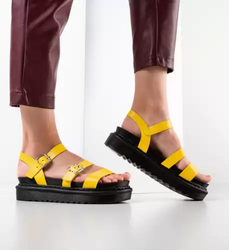 Sandale dama Sameer Galbene