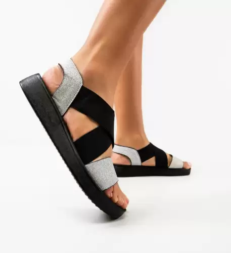 Sandale dama Sandra Argintii