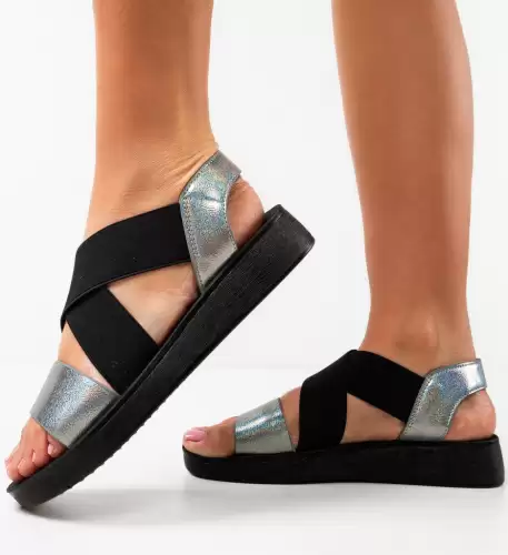 Sandale dama Sandra Gri