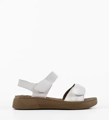 Sandale dama Temple Albe