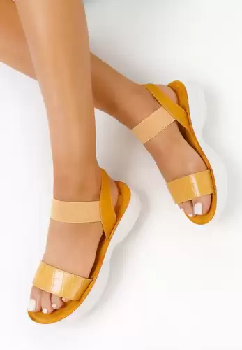 Sandale sport dama Giovana galbene