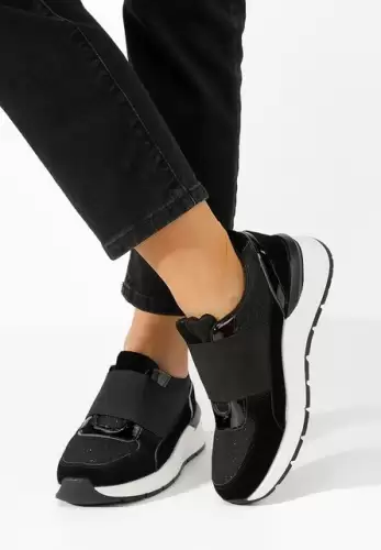 Sneakers cu platforma Naery negri