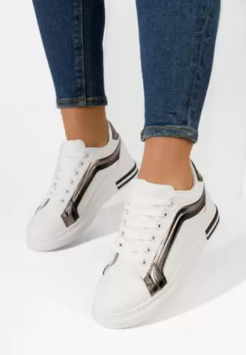 Sneakers dama Ateliana V5 albi