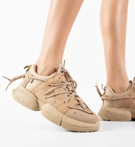 Sneakers dama John Khaki