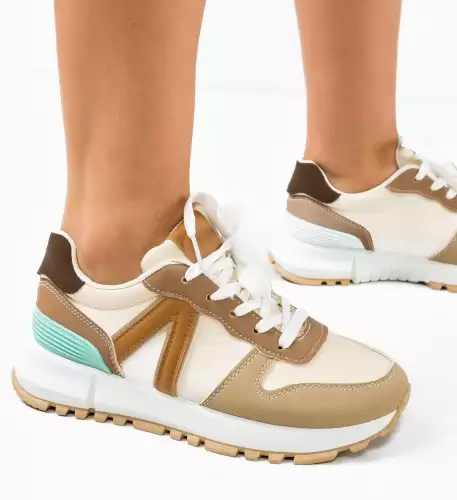 Sneakers dama Morga Khaki