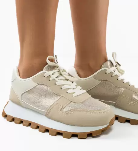 Sneakers dama Riya Bej