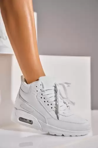Sneakersi dama Piele Ecologica Albi Dione
